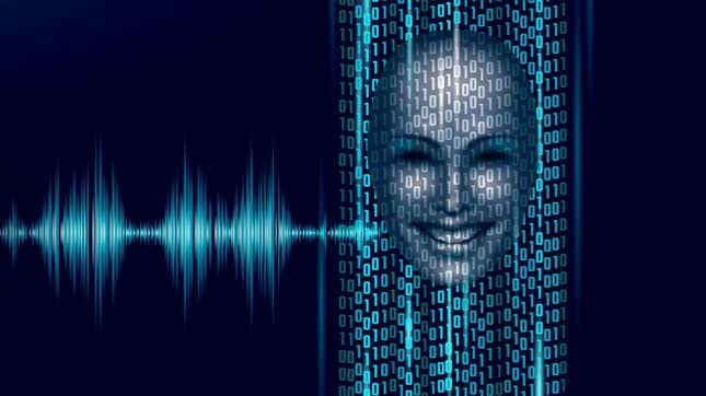 Image de l'article intitulé Voice Deepfakes Are Calling.  Voici comment les éviter.