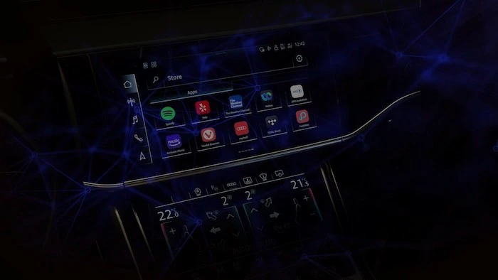 Boutique d'applications embarquées Audi 