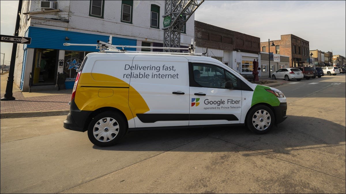 Camion Google Fibre
