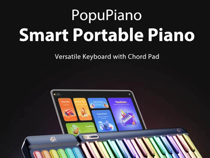 Clavier portable intelligent PopuPiano