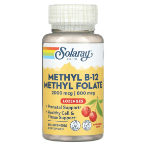 Folate de méthyle B12 Solaray