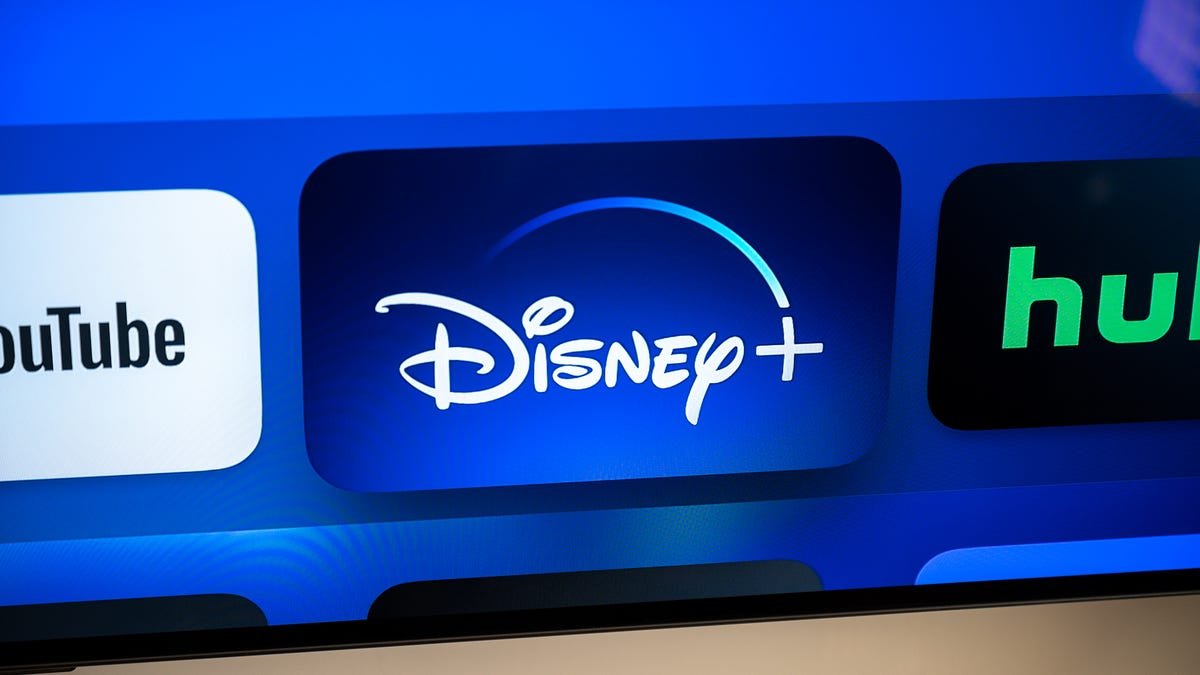 Icône de l'application Disney+ sur une Apple TV