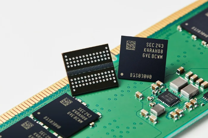 DRAM DDR5 Samsung de classe 12 nm