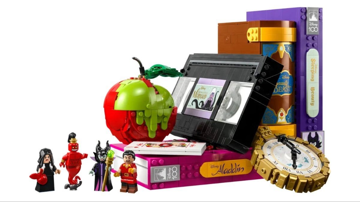 Ensemble d'icônes LEGO Disney Villain.
