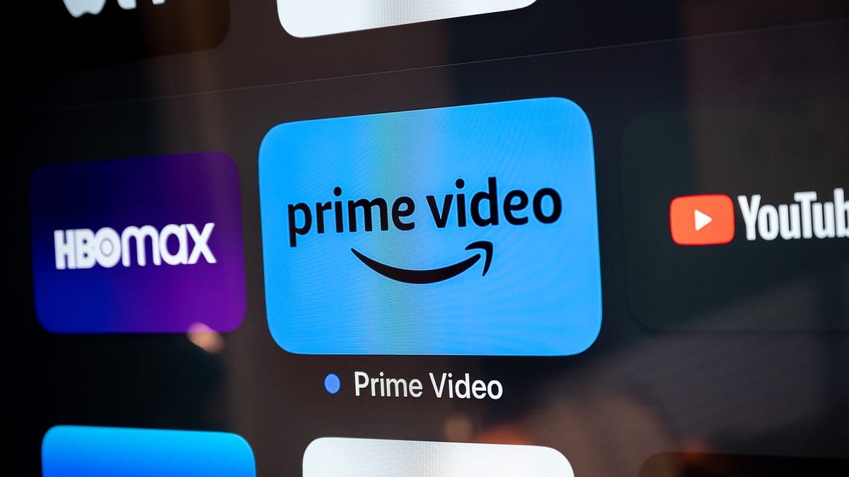 Icône de l'application Amazon Prime Video sur une Apple TV