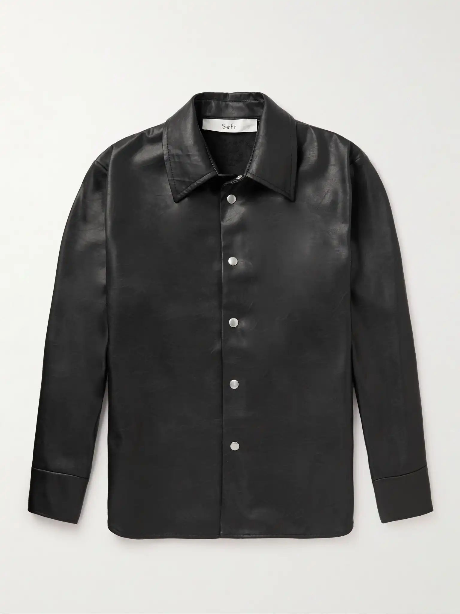 Veste-chemise en similicuir Séfr