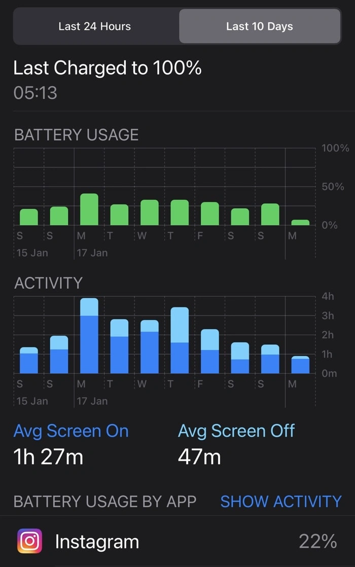 Santé de la batterie de l'iPhone