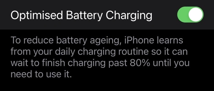 Santé de la batterie de l'iPhone