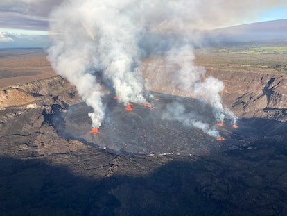 Le mont Kilauea d'Hawaï 