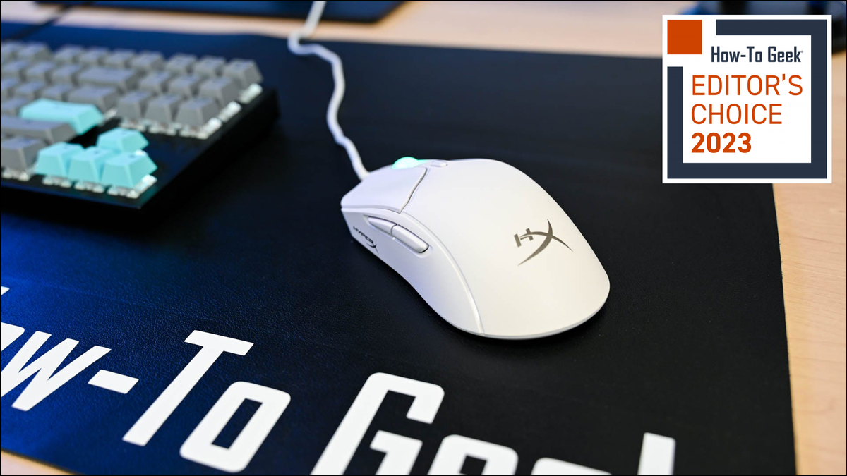 Vue en angle de l'HyperX Pulsefire Haste 2