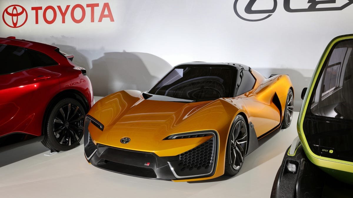 Voiture de sport électrique Toyota GR.