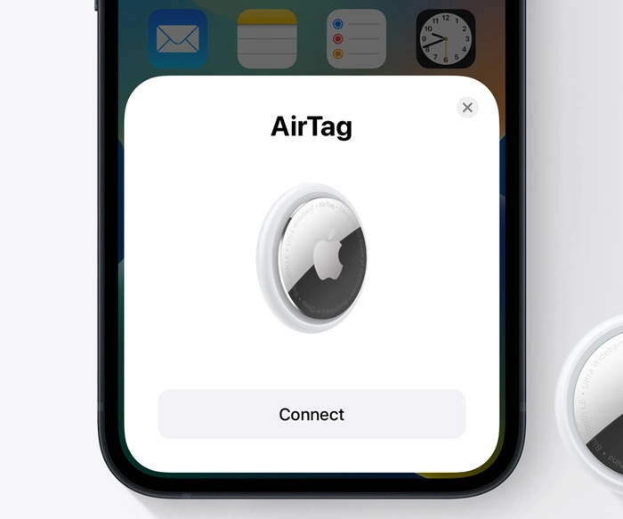 connecter AirTag à l'iPhone