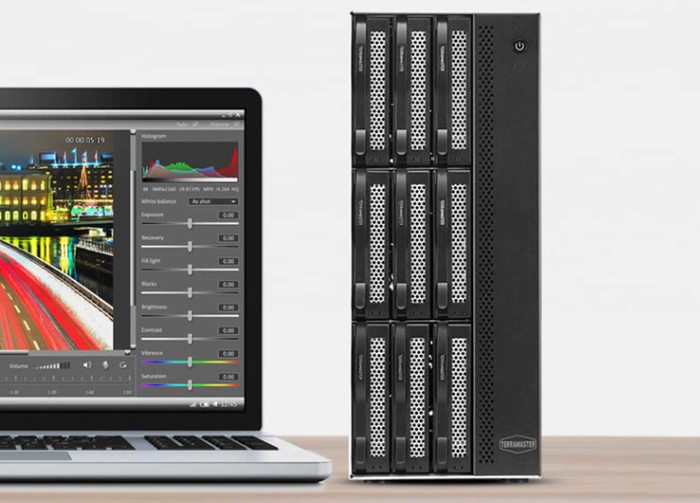Stockage NAS de montage vidéo 4K