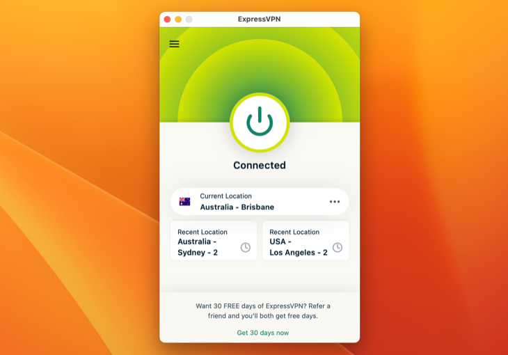 ExpressVPN pour macOS