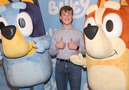 HOLLYWOOD, CALIFORNIE - 27 JANVIER : l'acteur Iain Armitage assiste à la première de "Le grand jeu de Bluey" un...