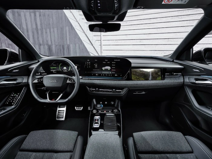 Intérieur de l'Audi Q6 e-tron
