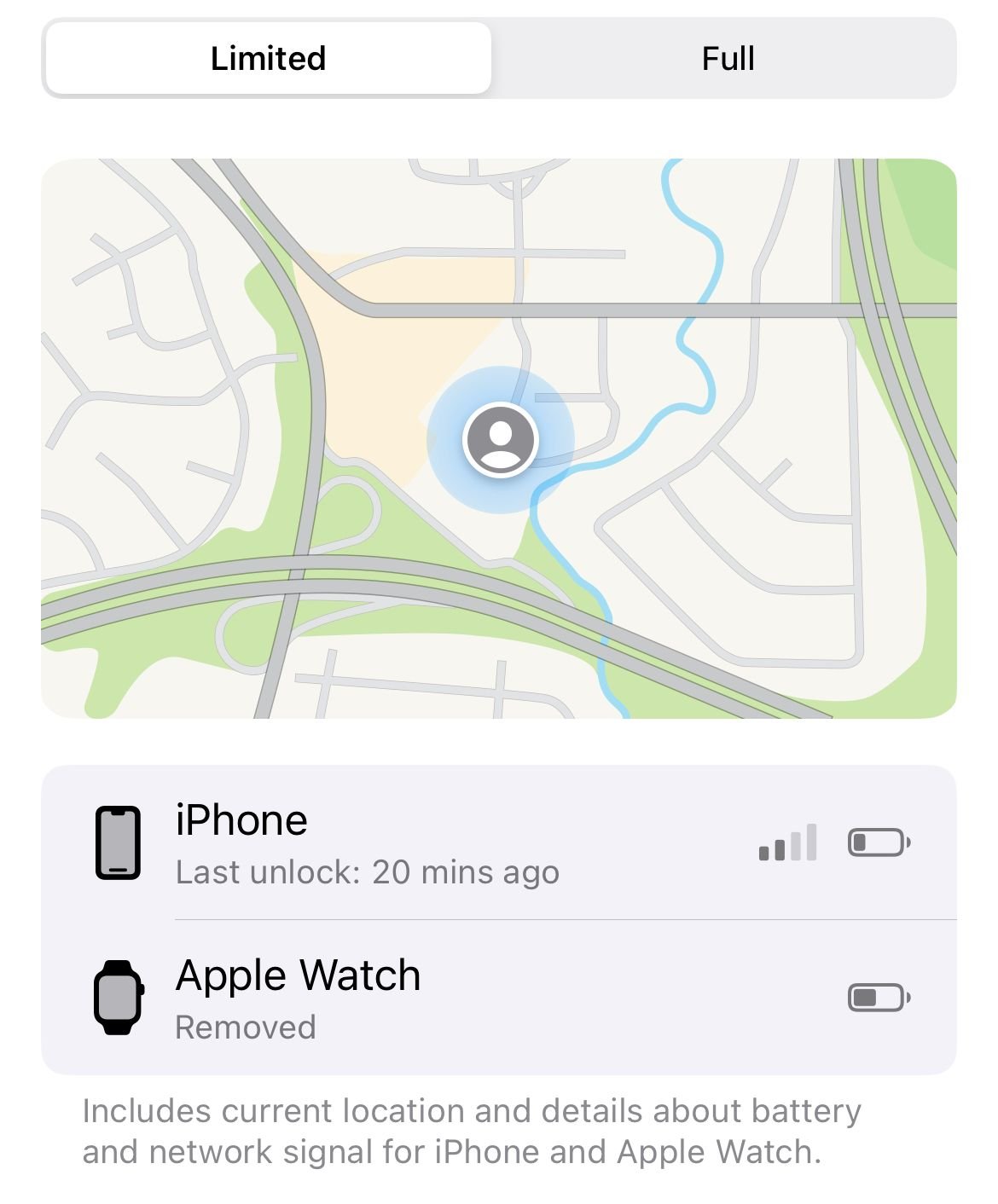 Partage de données limité via Check In