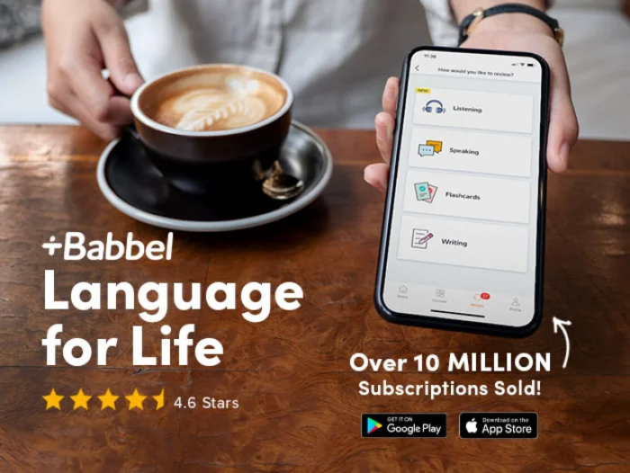 Apprentissage des langues Babbel 