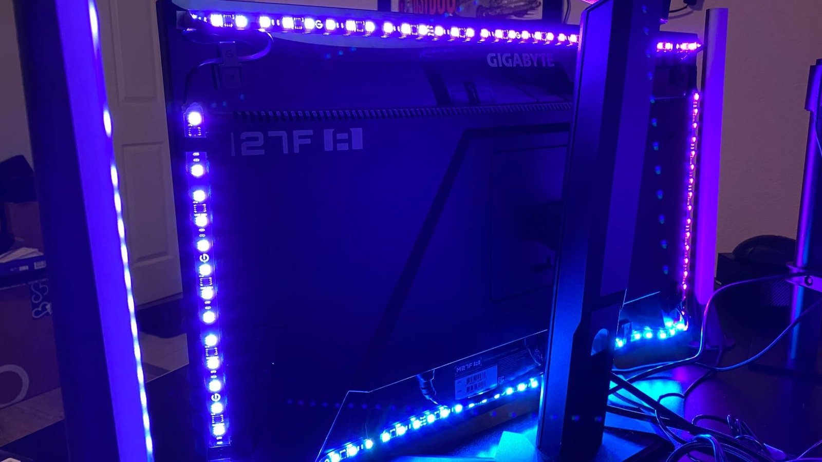 Bande lumineuse Govee G1 installée