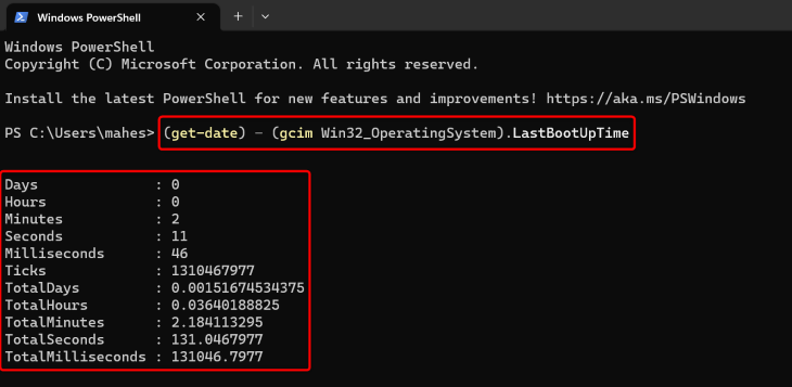 Recherchez la disponibilité de Windows à l’aide de PowerShell.