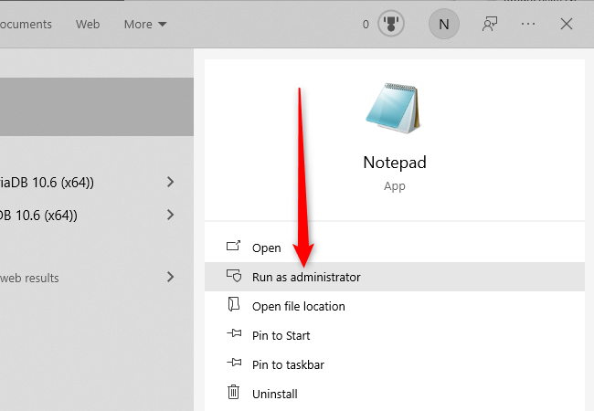 Dans le menu Démarrer, cliquez sur 