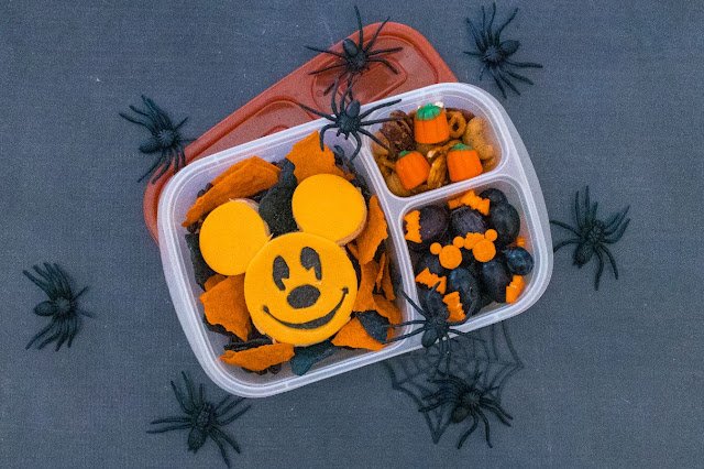 Comment préparer un déjeuner scolaire d'Halloween Food Art Disney Mickey Mouse pour vos enfants !