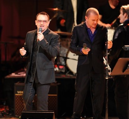Bono et Gavin vendredi en 2009.