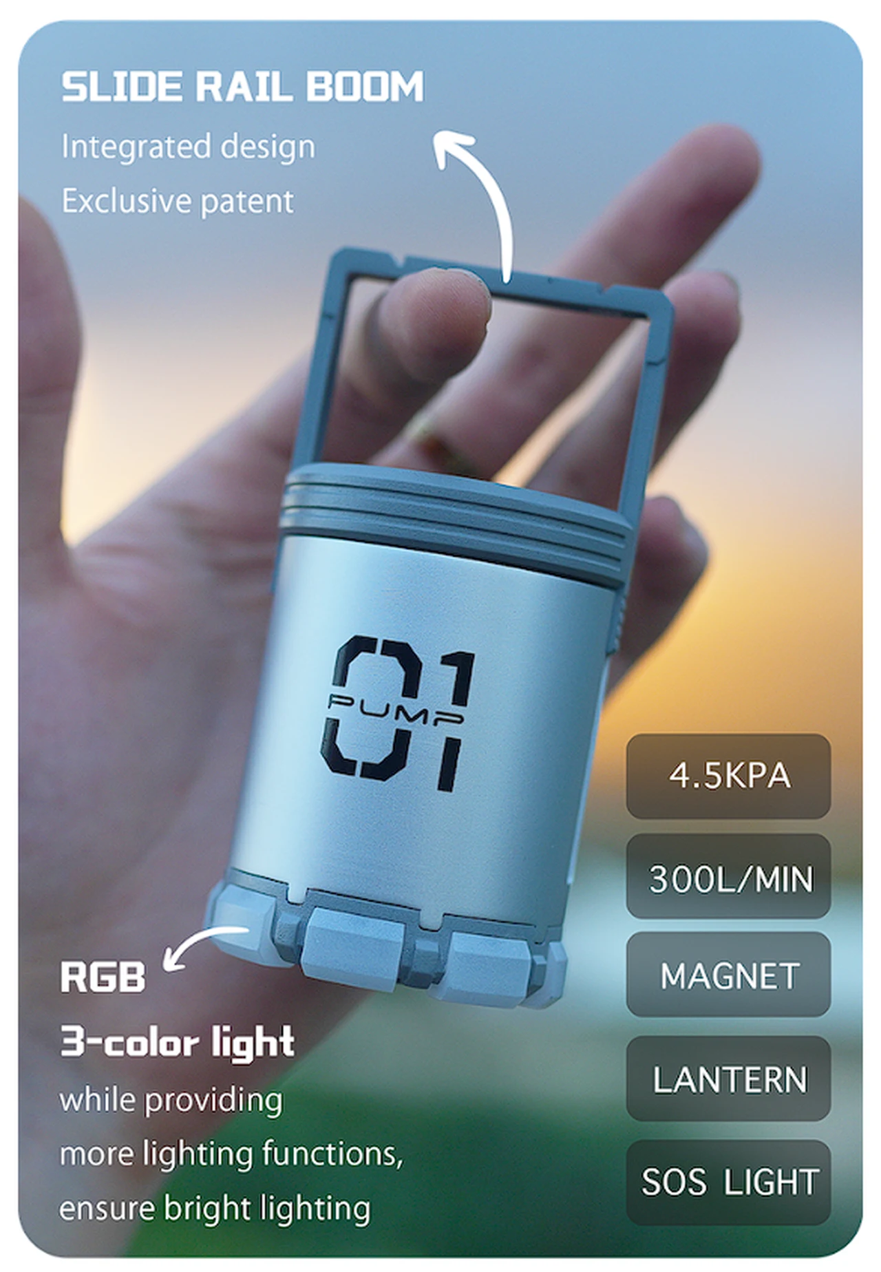 01 Caractéristiques et spécifications de la POMPE