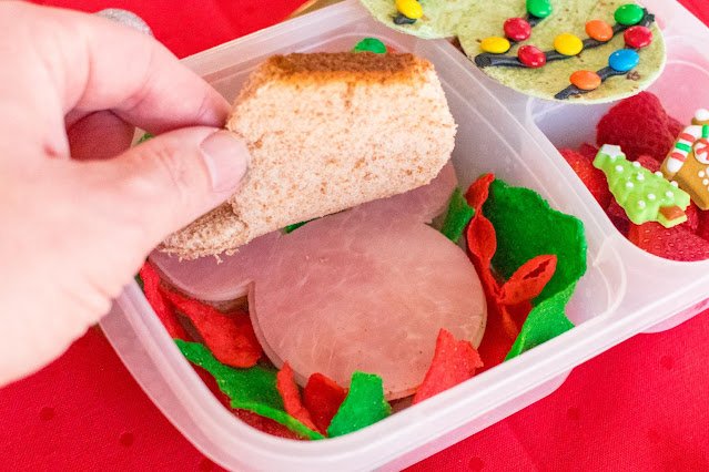 Disney Christmas Mickey Mouse Ears Food Art Déjeuner pour les vacances !