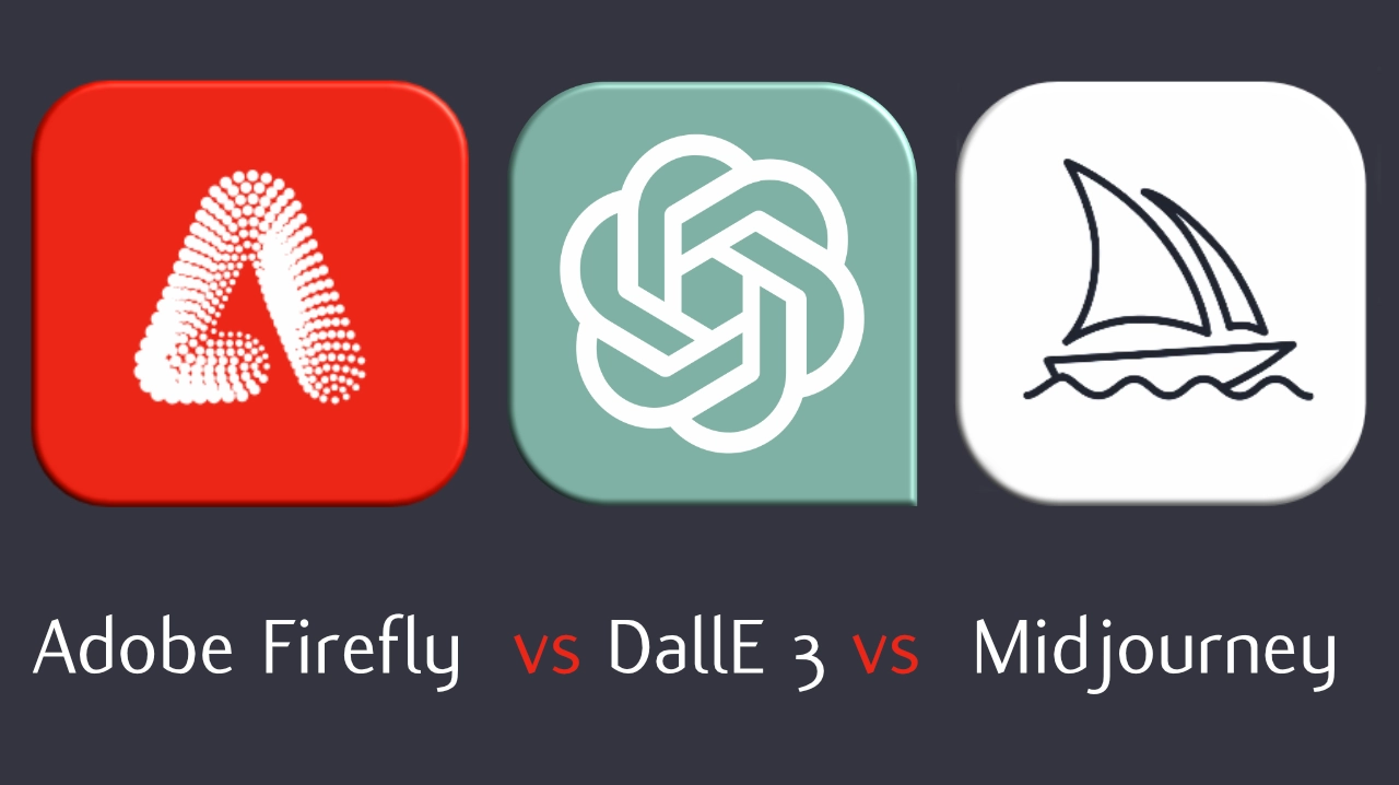 Adobe Firefly contre DallE 3 contre Midjourney