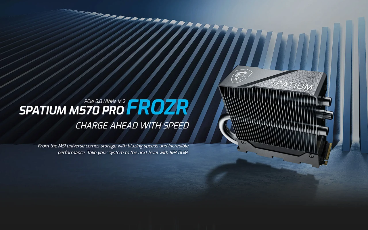 SSD MSI SPATIUM M570 PRO FROZR PCIe 5.0