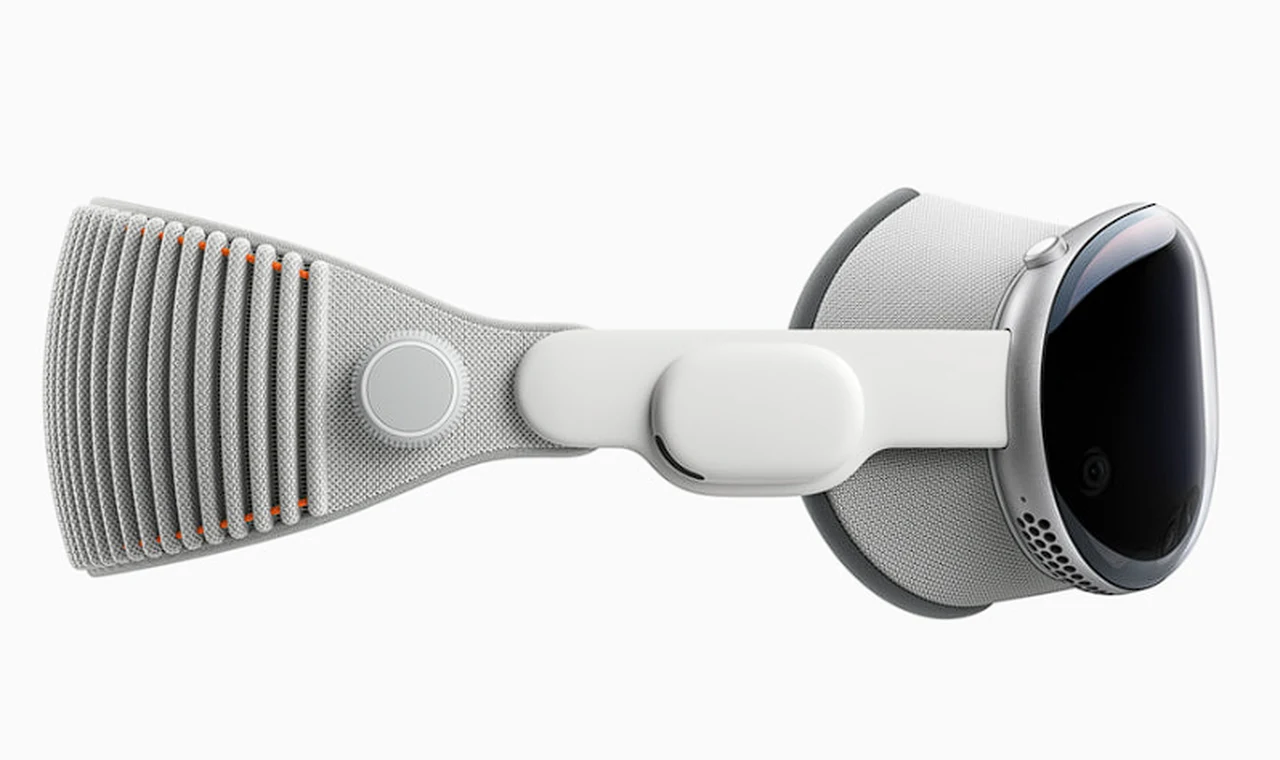 Profil latéral Apple Vision Pro