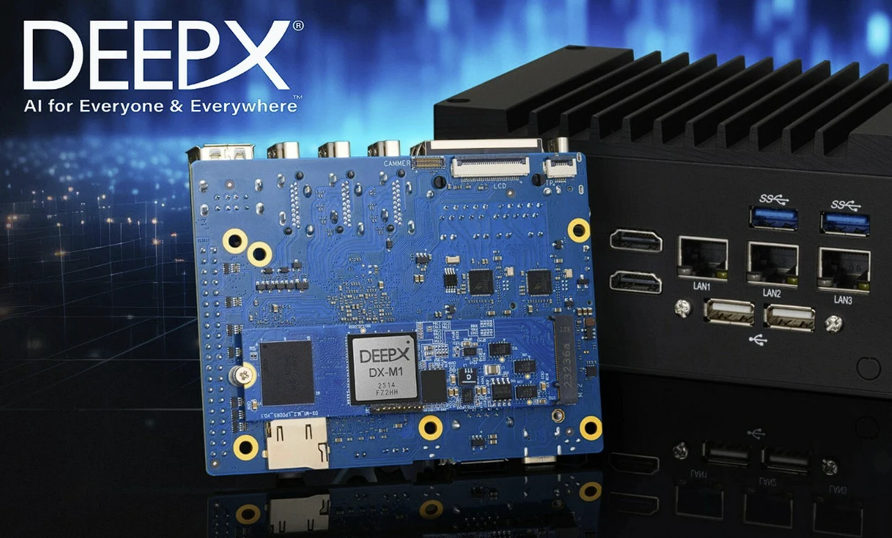 Puce DEEPX DX-M1 conçue pour les nouvelles applications d'IA des objets