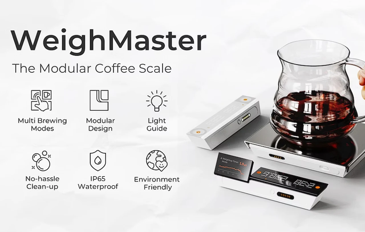 Lancement des balances à café WeighMaster Modular sur Kickstarter