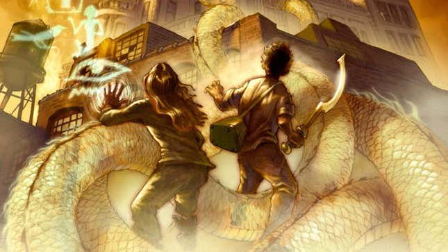 Couverture de The Kane Chronicles: Red Pyramid de Rick Riordan.