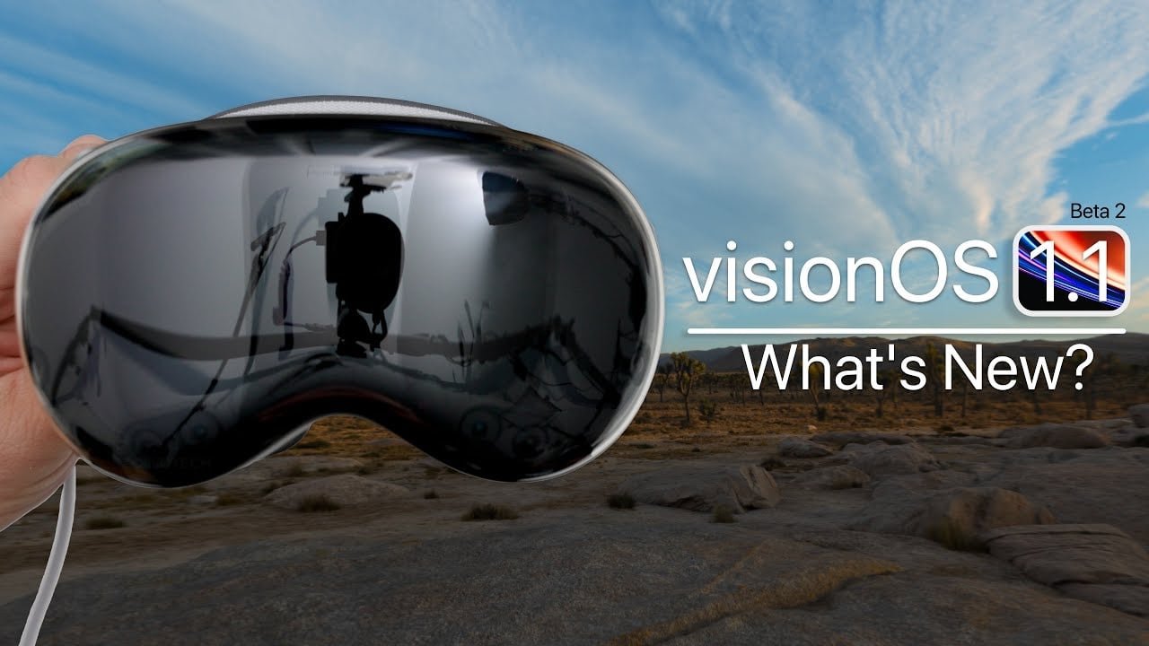visionOS 1.1 Bêta 2 