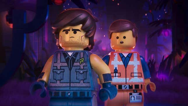 Rex Dangervest et Emmett dans Le film Lego 2.