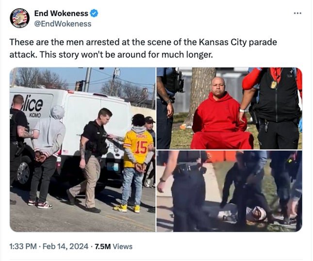 Image de l'article intitulé Un homme faussement accusé d'une fusillade de masse à Kansas City poursuit un membre du Congrès pour tweet