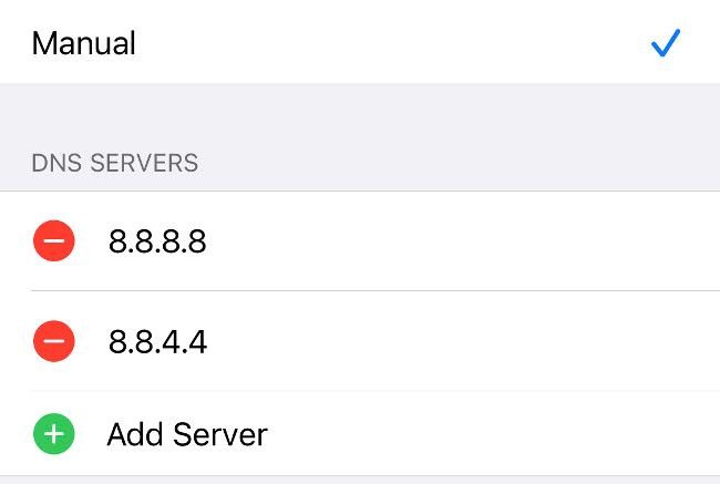Ajouter un DNS personnalisé sur iPhone