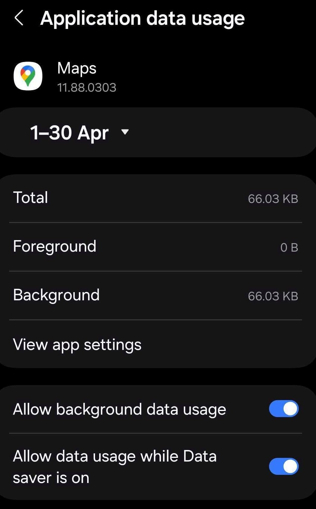 Activer l'utilisation des données en arrière-plan sur Android.