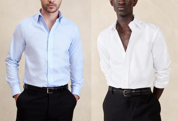 Chemises habillées infroissables Banana Republic