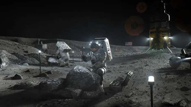 Le programme Artemis verra un équipage humain de la NASA atterrir sur la surface lunaire.