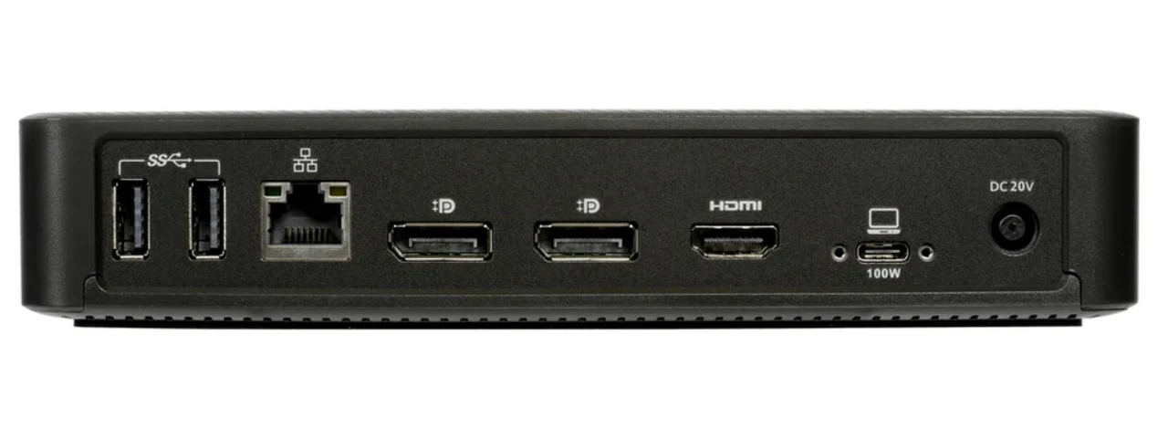 Connexions de la station d'accueil triple vidéo Targus USB4