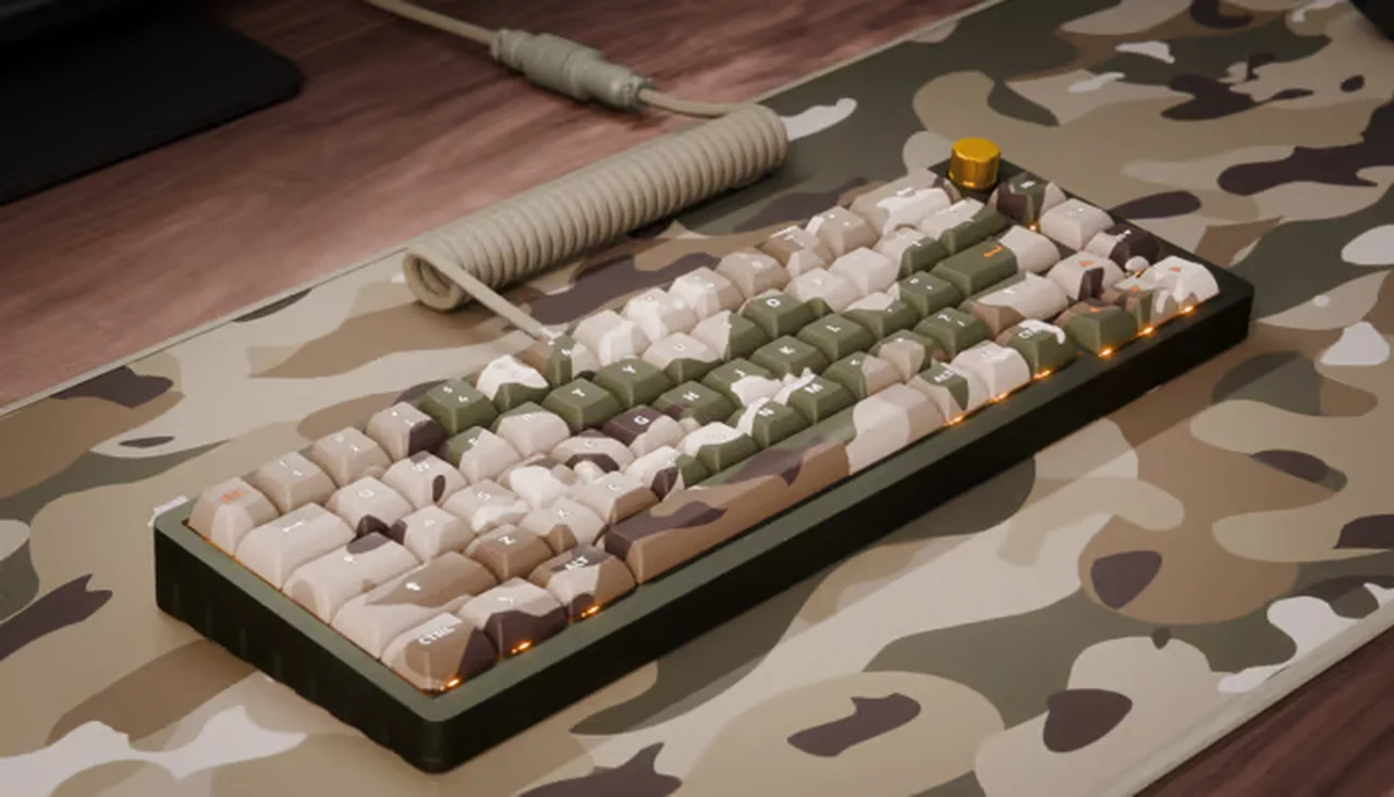 clavier camouflage armée
