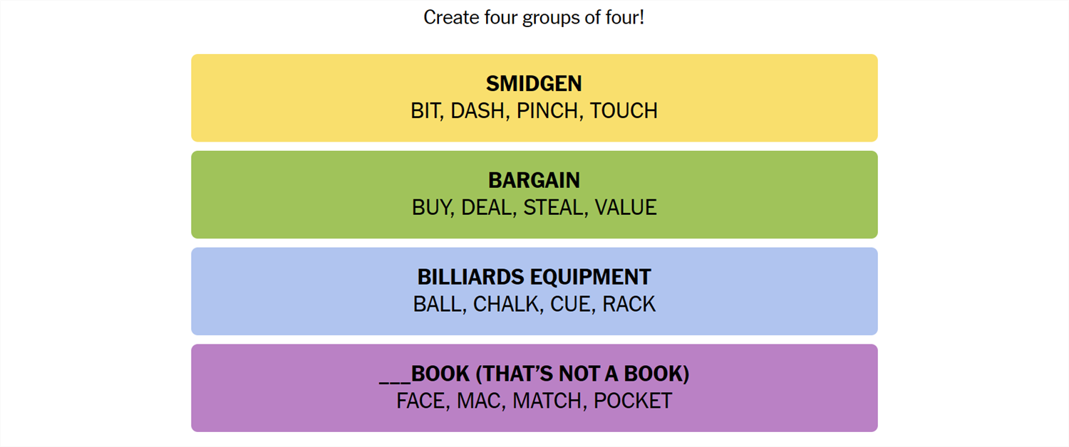 21 mai Connexions groupes et mots. 