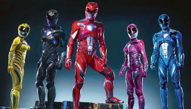 Le film Power Rangers 2017, qui s'est produit.