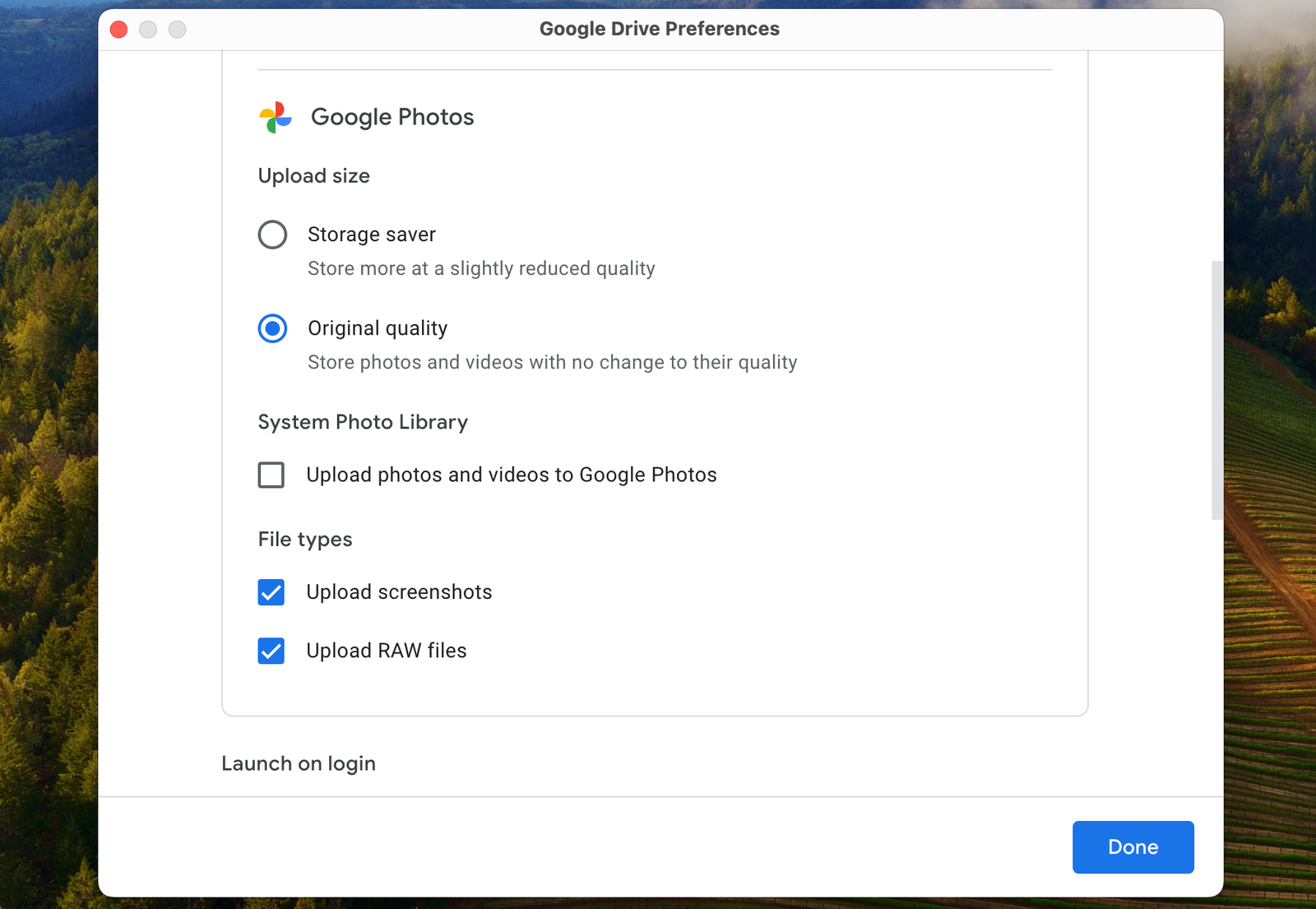 Synchronisez Apple Photos sur Mac avec Google Photos.