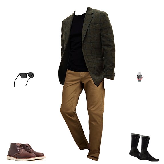 1S5O BRF 9324 Smart Casual Monsieur Automne Homme