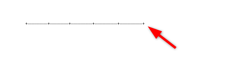 Génération d'un tableau dans Word en utilisant les symboles '+' et '-'.