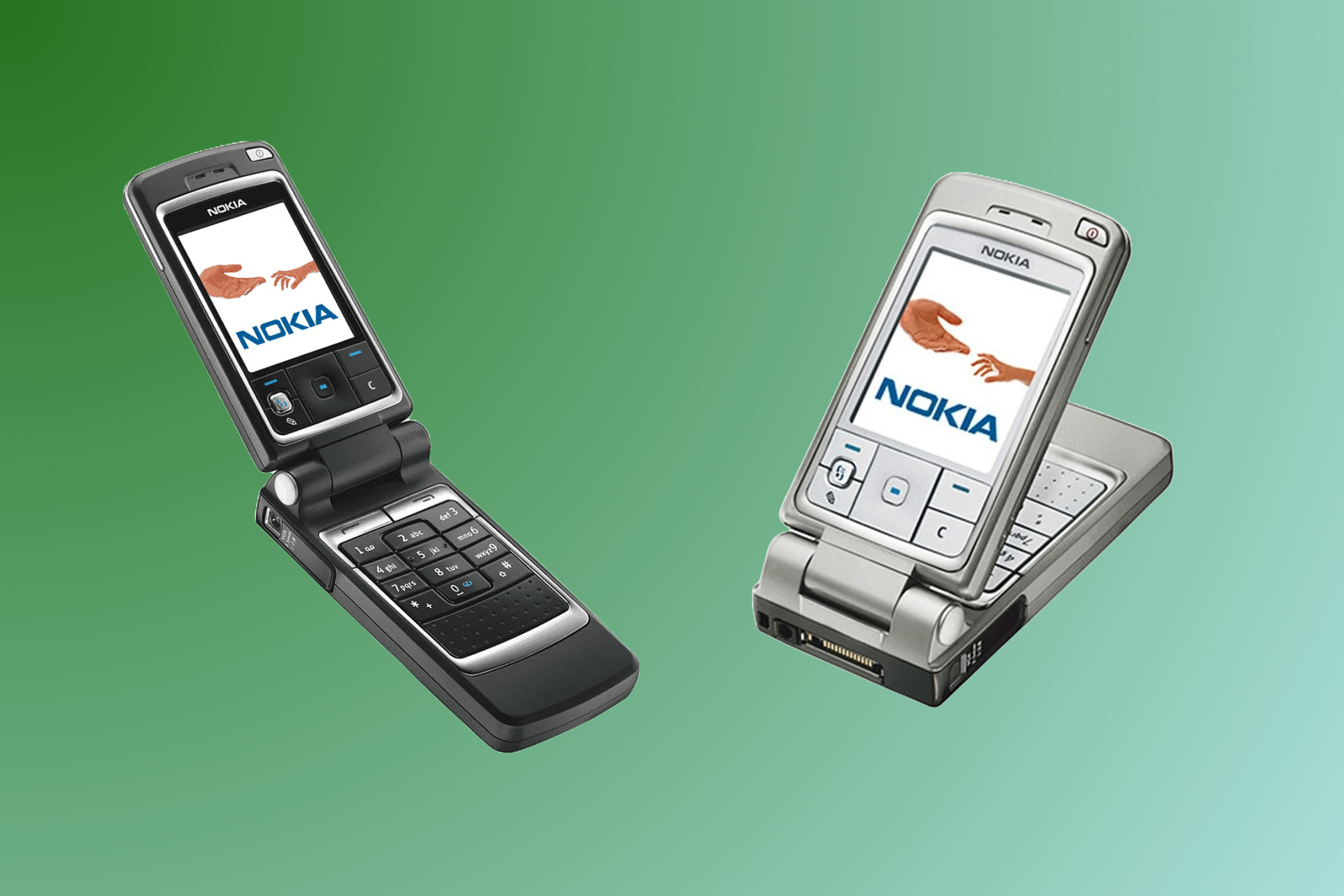 Smartphone à clapet Nokia 6260 Symbian S60. 
